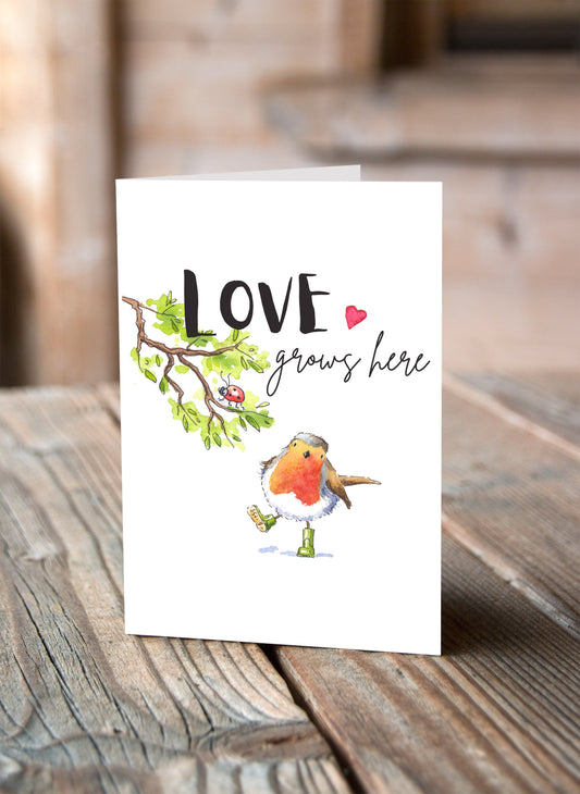 Love Grows Here - Mother's Day Card