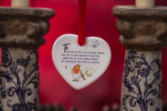 Love Is Forever Ceramic Heart