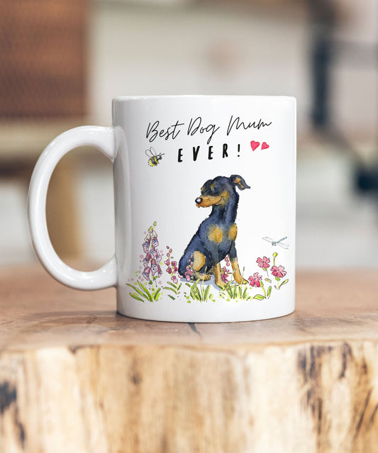 Best Dog Mum Miniature Pinscher Ceramic Mug