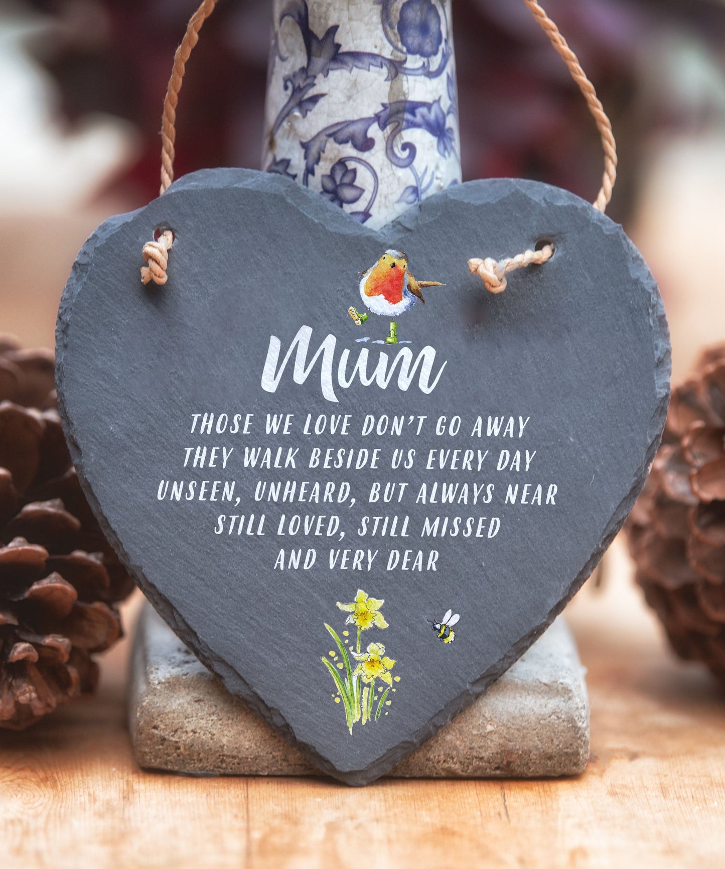 Mum Slate Heart