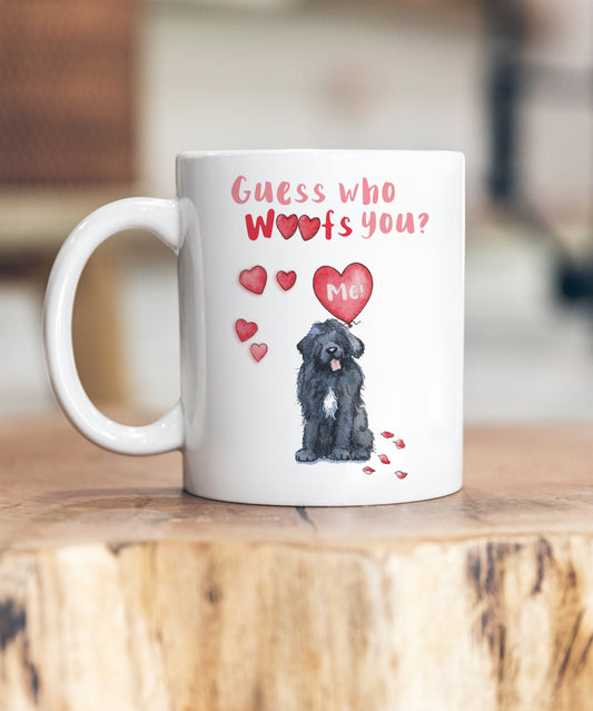 Newfoundland Guess Who Woofs You Ceramic Mug