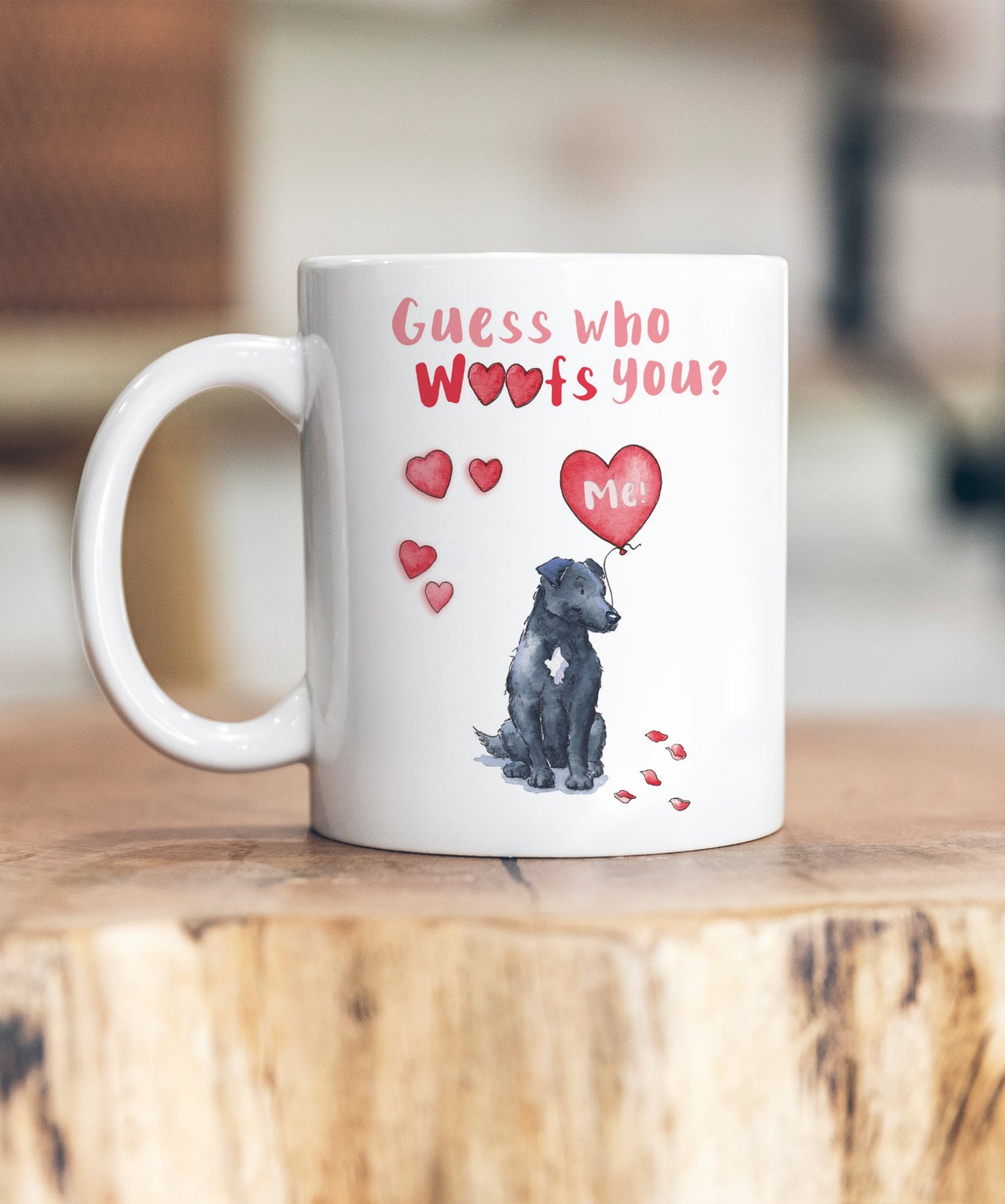 Patterdale Guess Who Woofs You Ceramic Mug