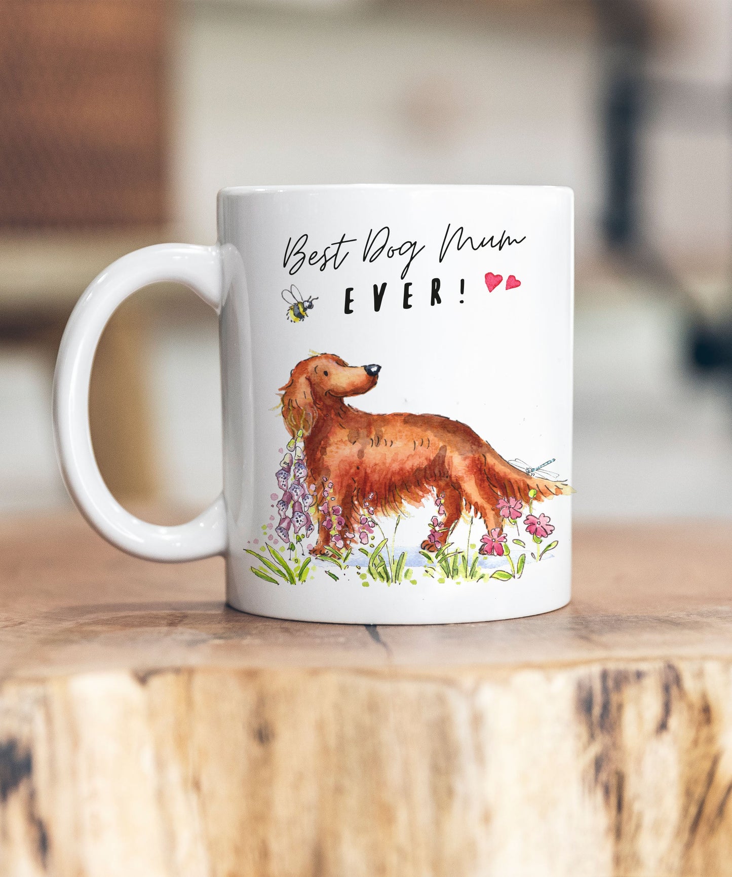 Best Dog Mum Red Setter Ceramic Mug