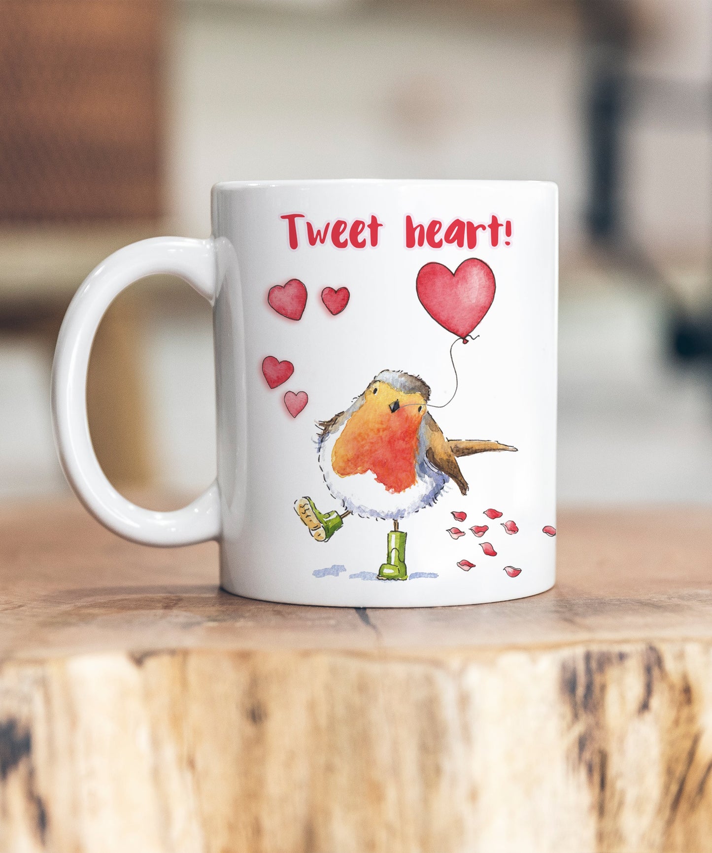 Tweet Heart Valentine's Ceramic Mug