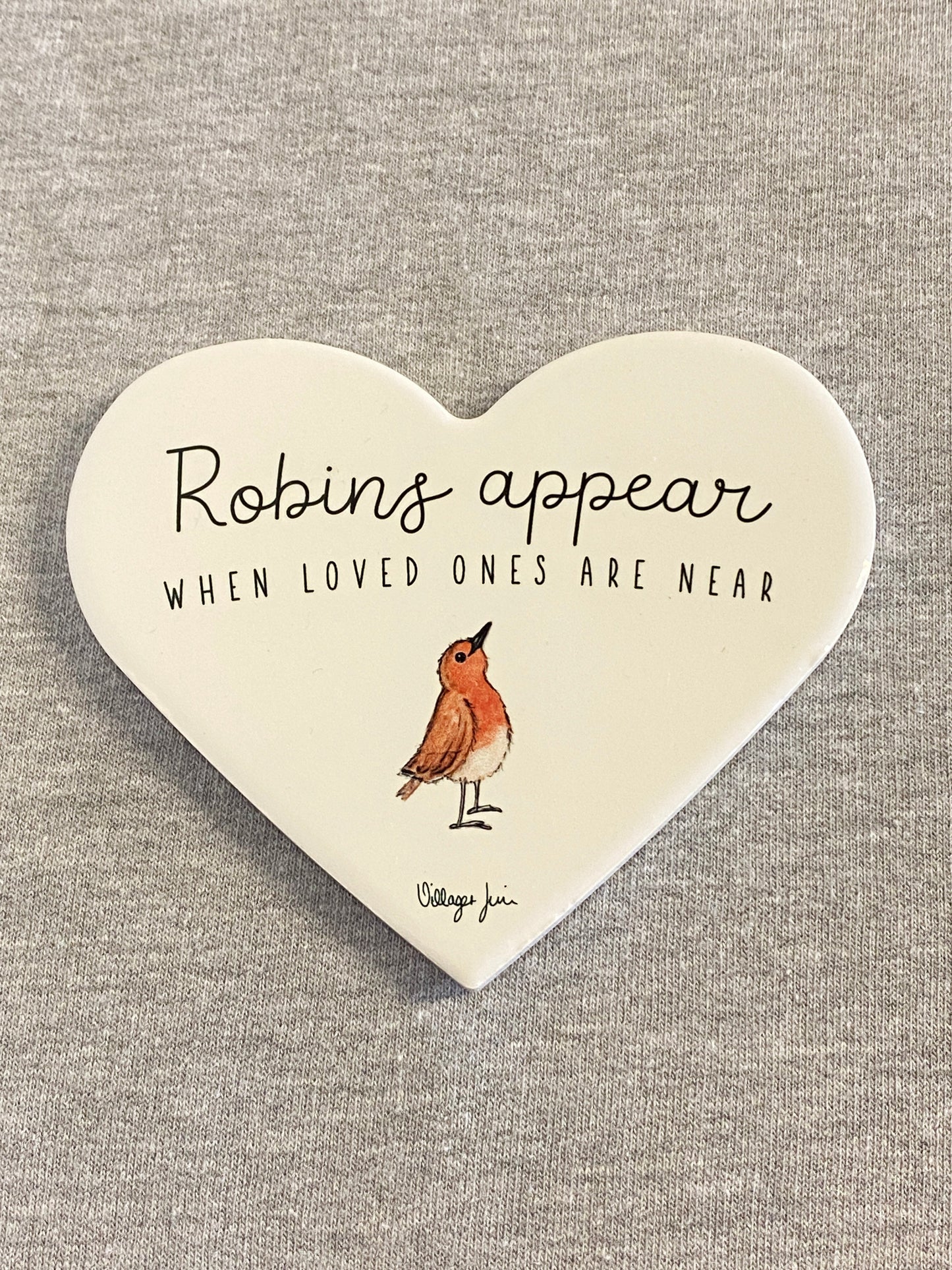 Robins Appear Ceramic Coaster