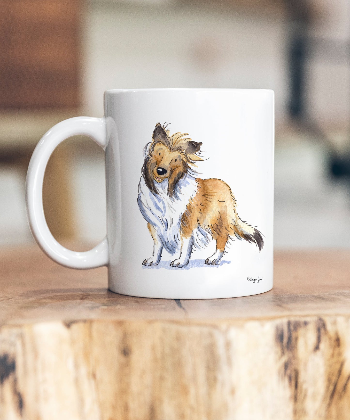 Rough Collie Ceramic Mug