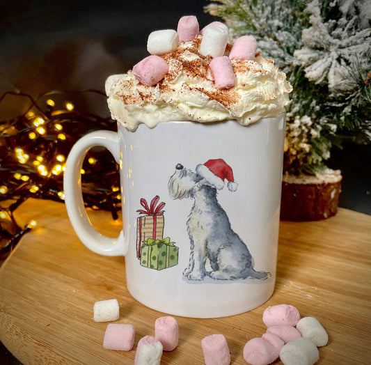 Schnauzer Christmas Ceramic Mug