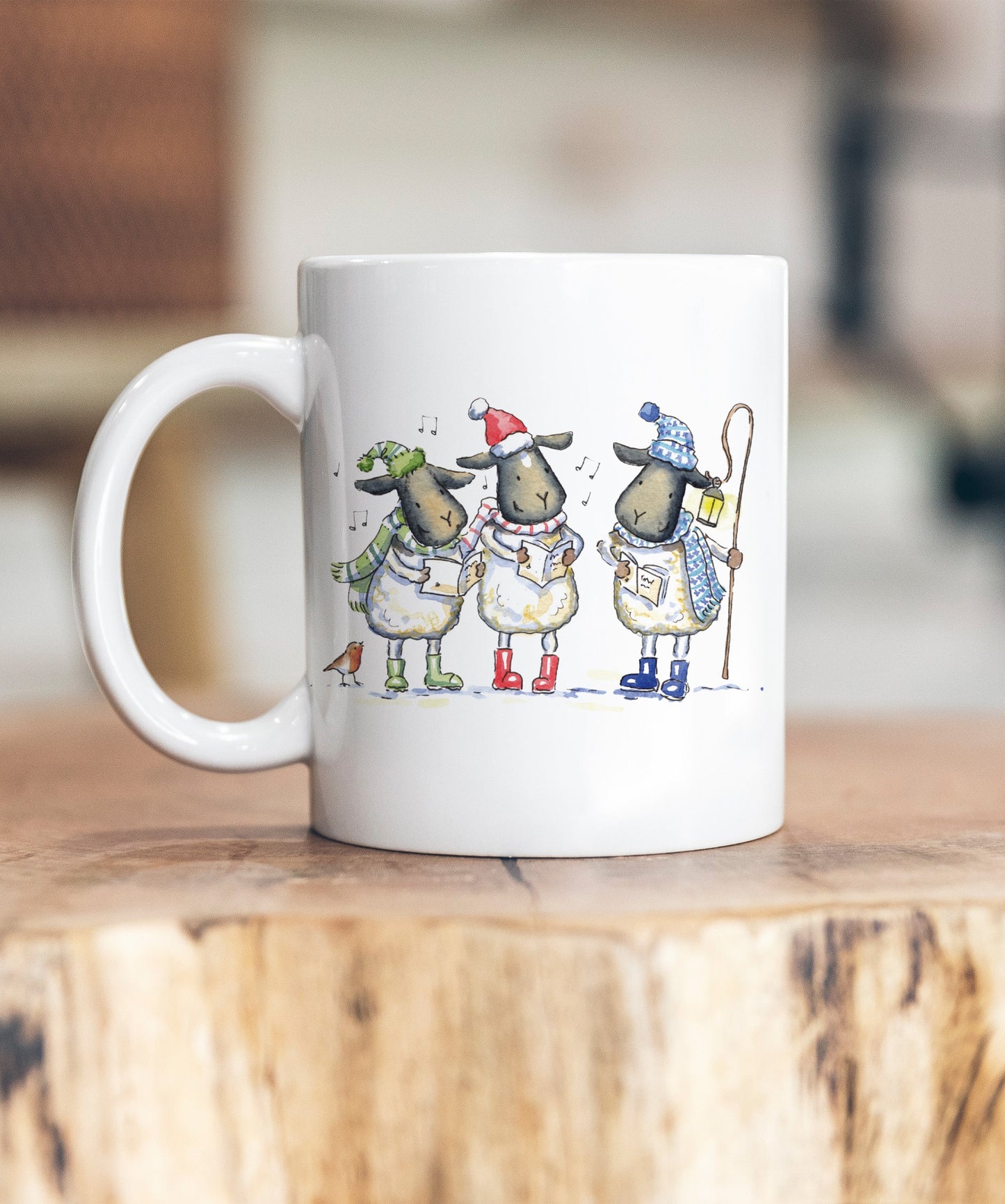 Sheepies Carols Ceramic Mug