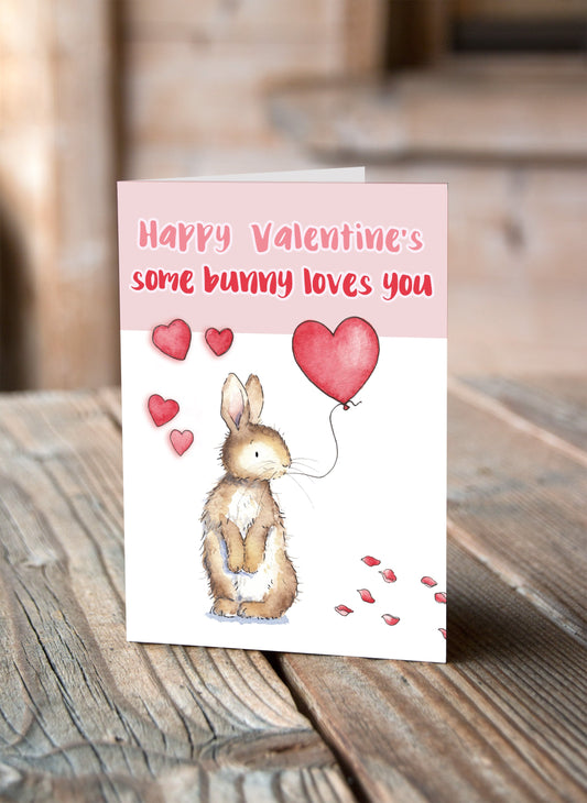 Some Bunny Loves You Valentine's Card