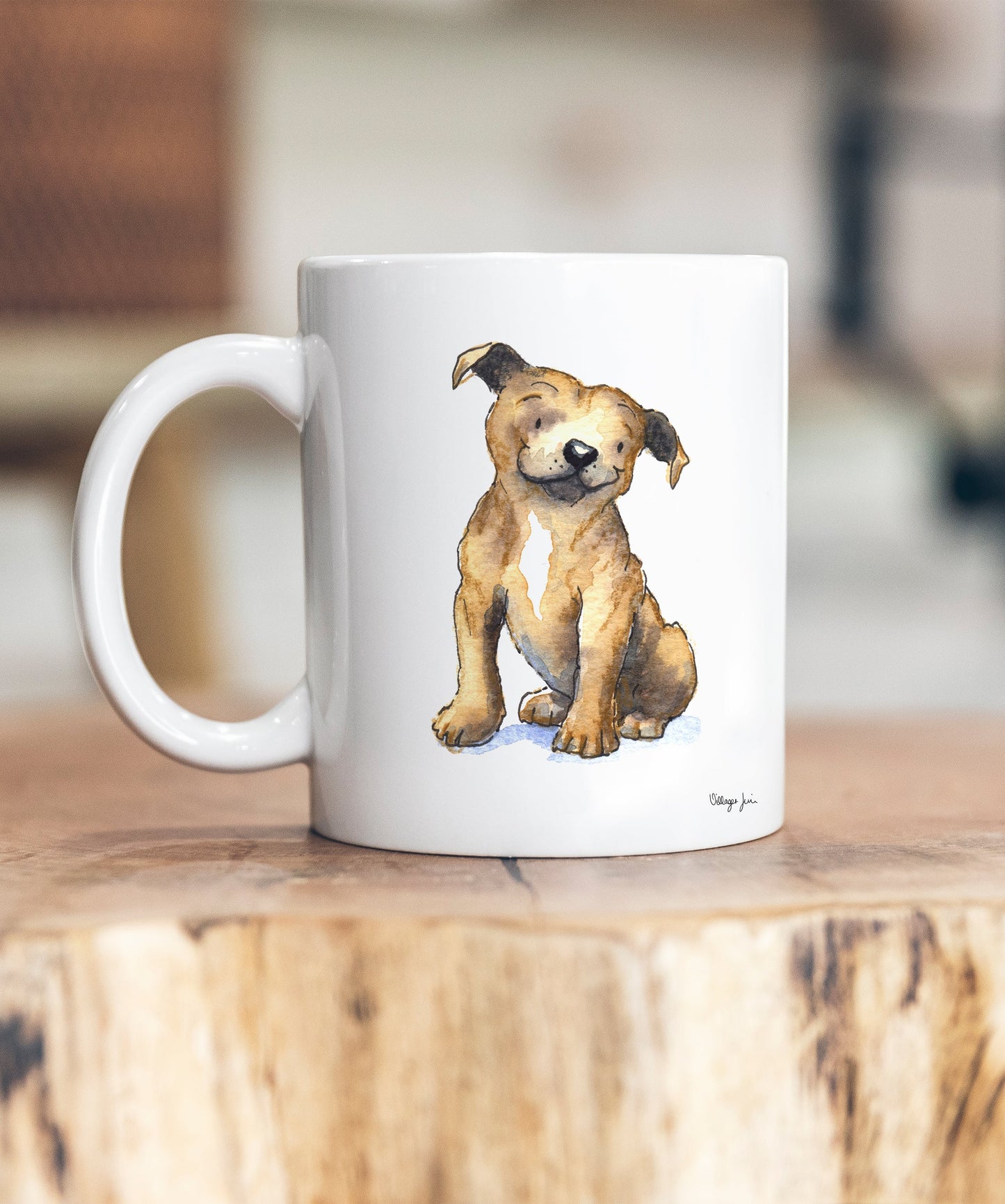 Staffie Brown Ceramic Mug