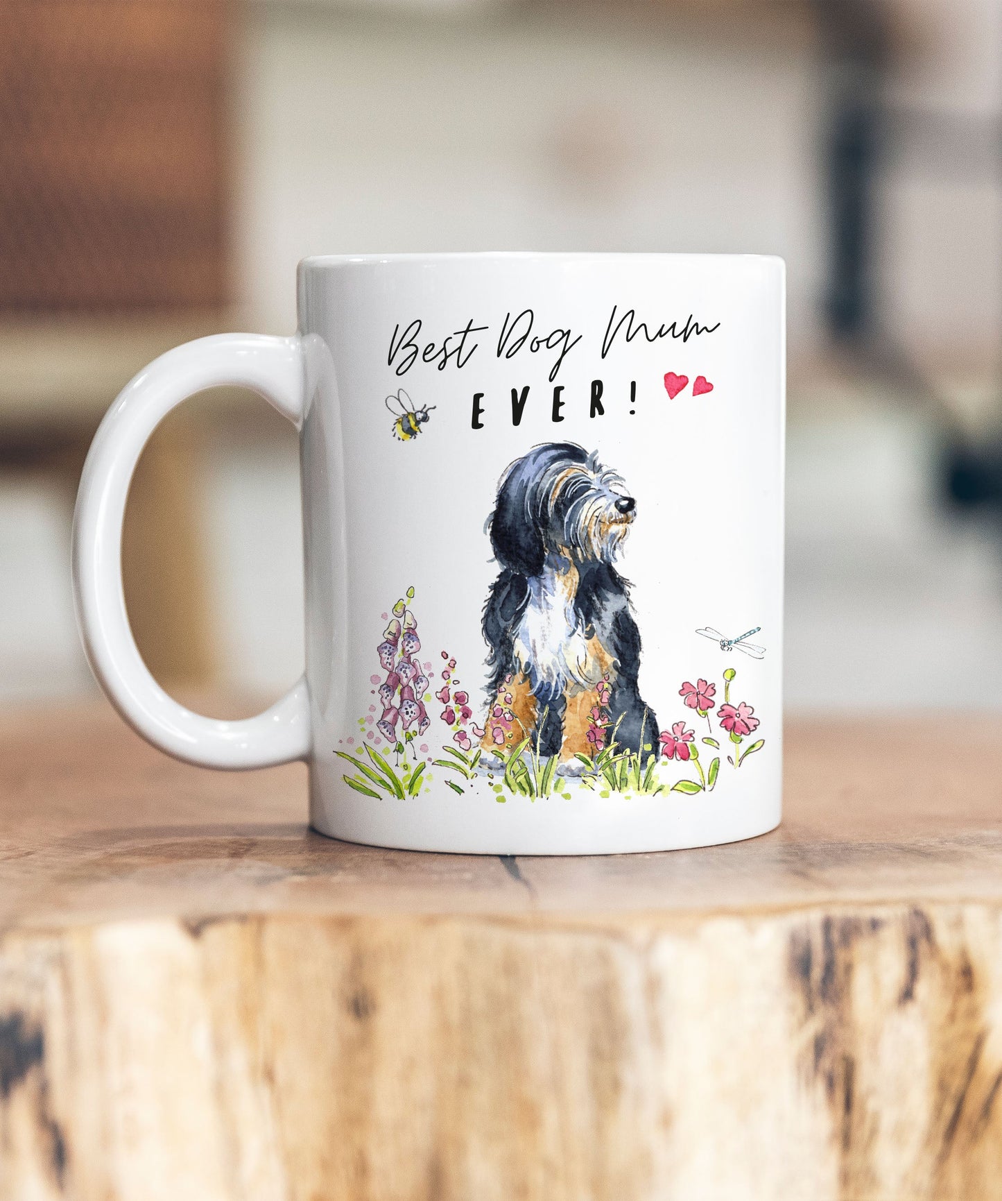 Best Dog Mum Tibetan Terrier Ceramic Mug