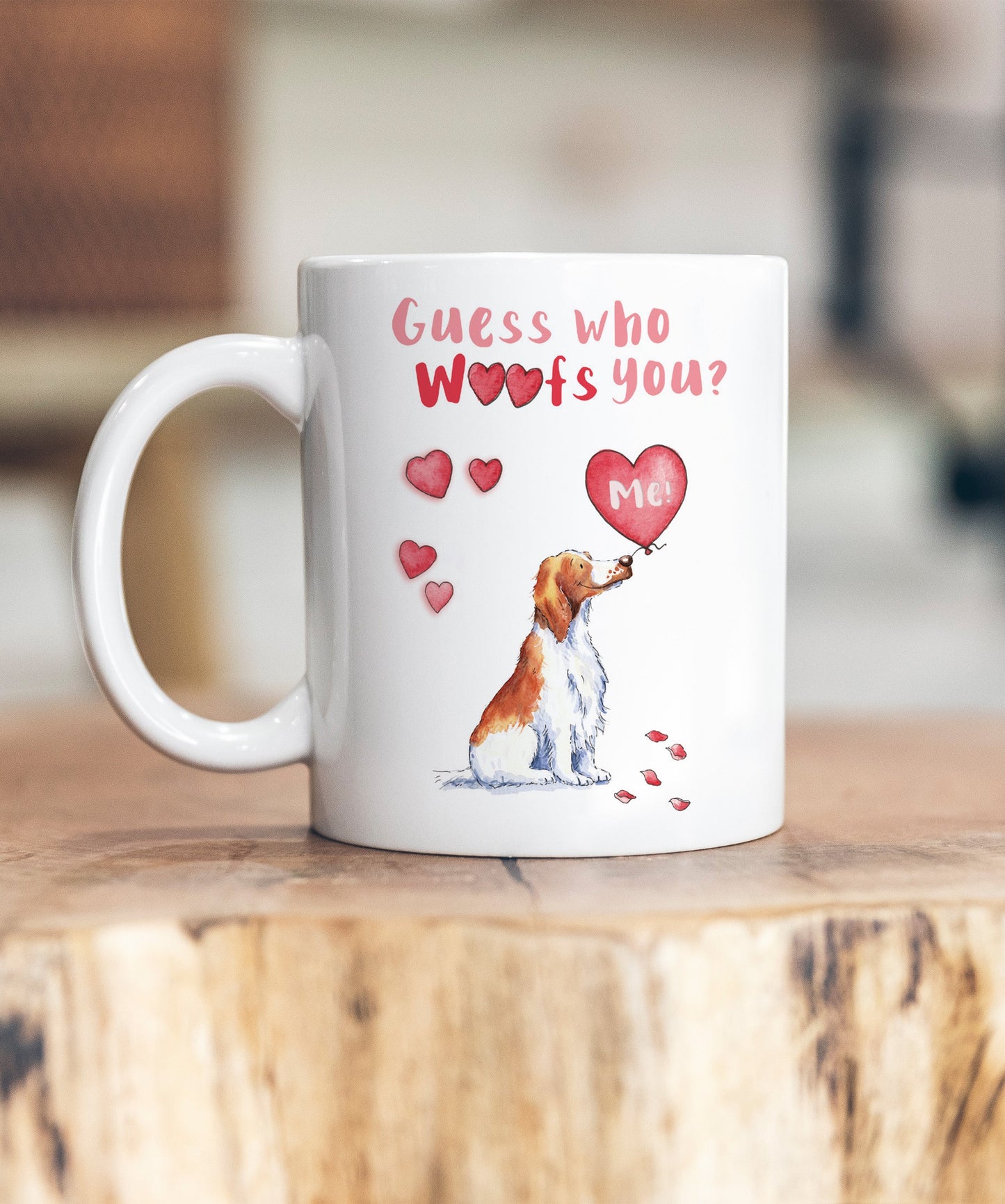 Welsh Springer Guess Who Woofs You Ceramic Mug