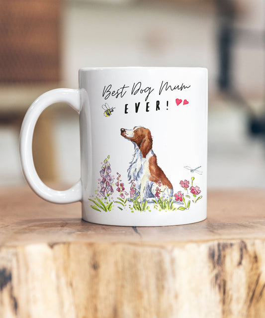 Best Dog Mum Welsh Springer Ceramic Mug