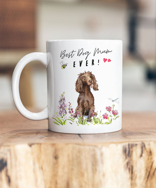 Best Dog Mum Cocker (Working) Liver Ceramic Mug