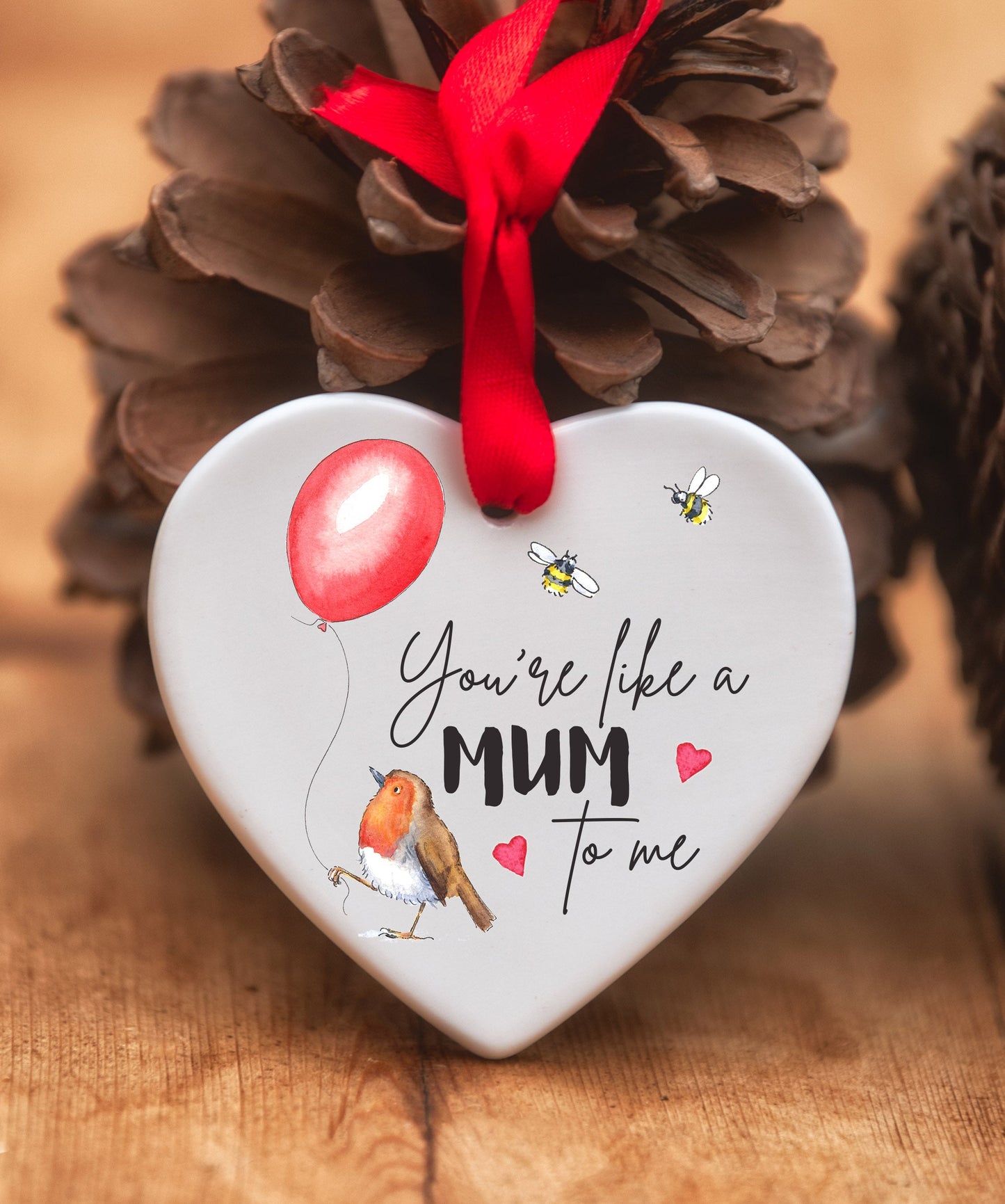 You're Like A Mum To Me Ceramic Heart